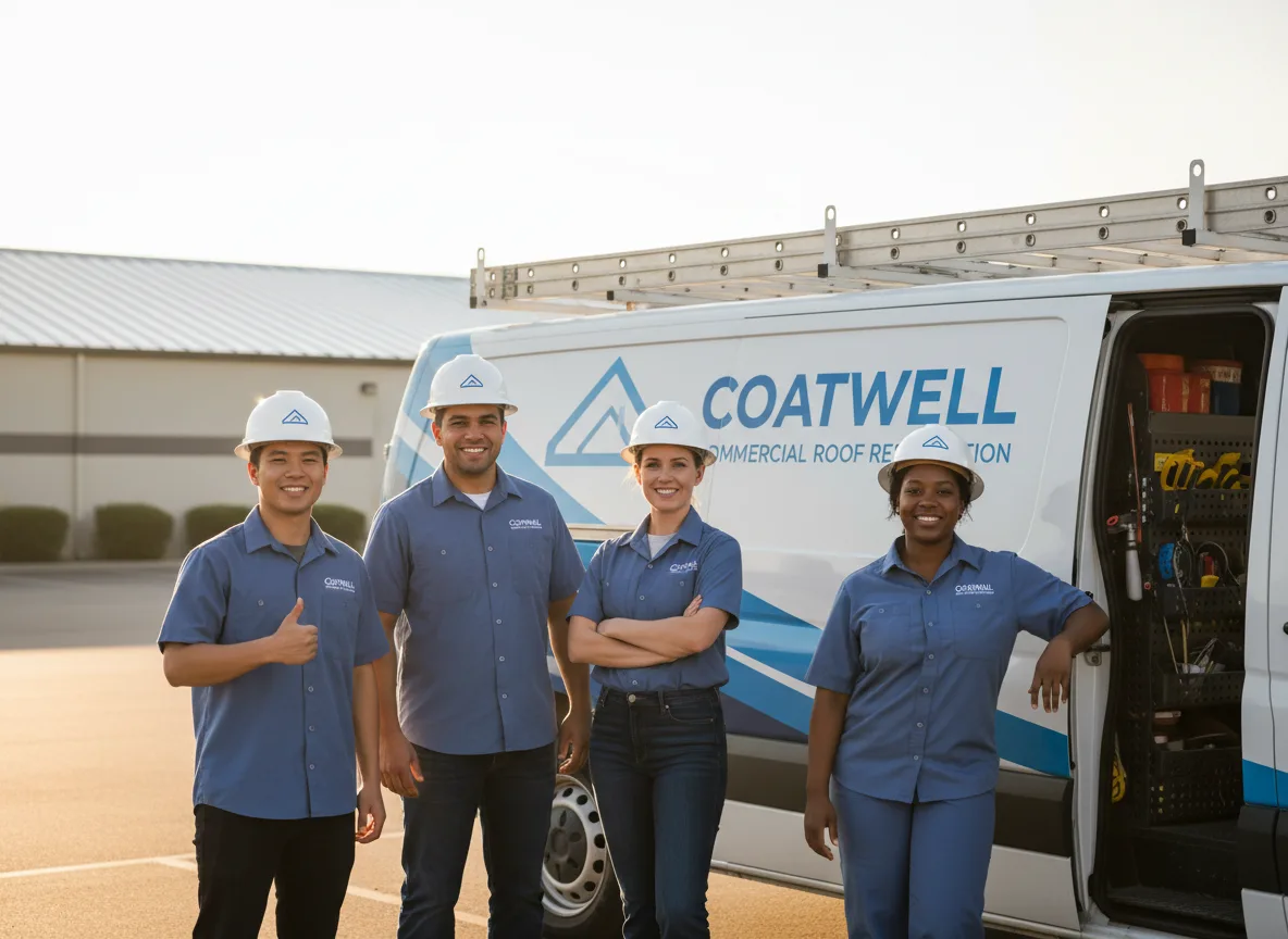 Commercial roof coating company in Adams, OR